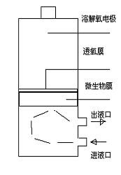 RB-50A型BOD快速測定儀，測量原理示意圖